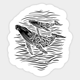 ballena jorobada Sticker